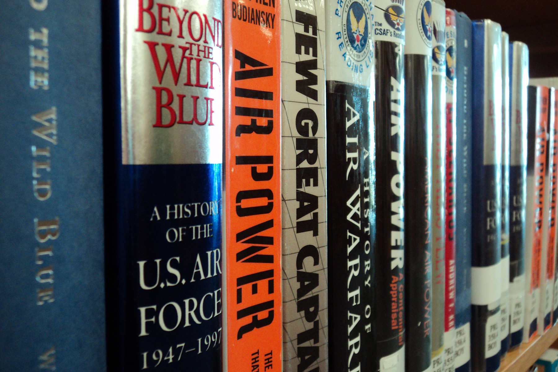 Photo of books about the Air Force