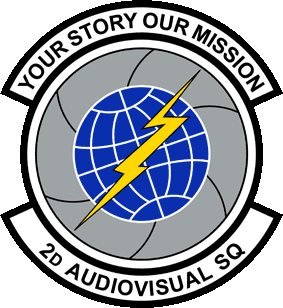 Graphic of 2d Audiovisual Squadron shield